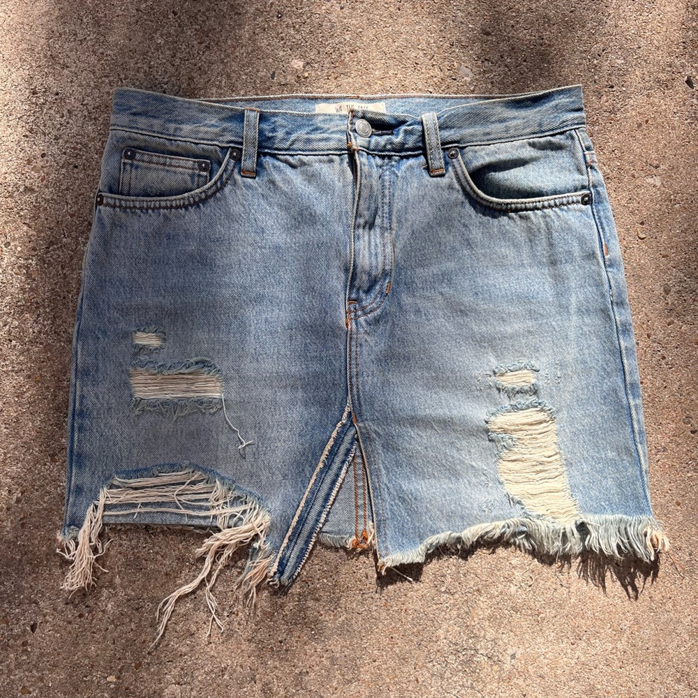 Free people Denim Skirt